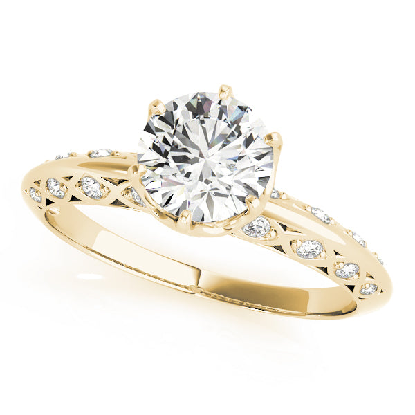 Tessere Pavé Diamond Engagement Ring (1/10 ct. tw.)