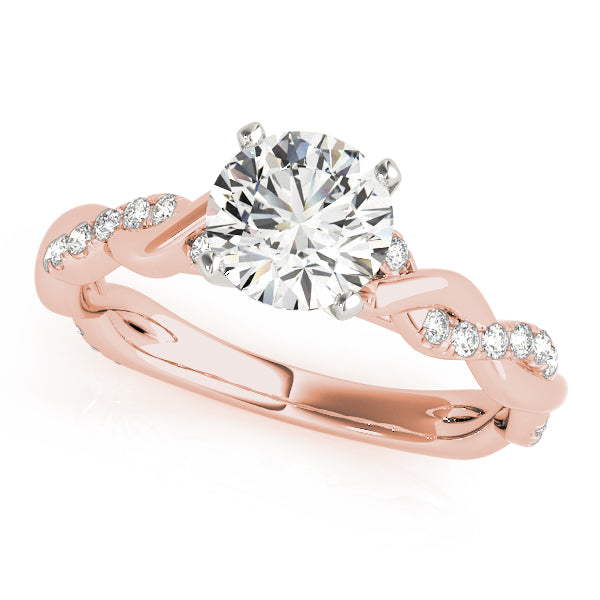 Petite Twist Diamond Engagement Ring (1/5 ct. tw.)