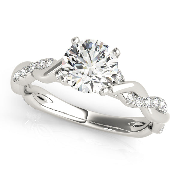 Petite Twist Diamond Engagement Ring (1/5 ct. tw.)