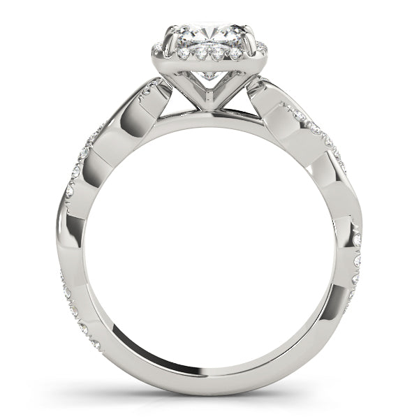 Twist Halo Diamond Engagement Ring (2 ct. tw.)