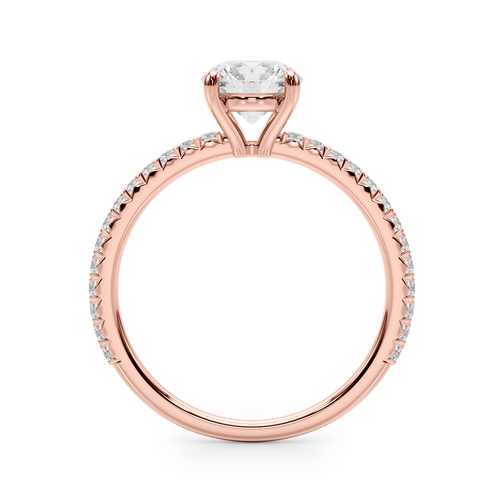 Petite Pavé Diamond Engagement Ring (2 1/2 ct. tw.)