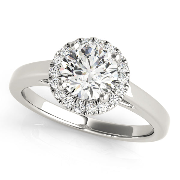 Classic Halo Diamond Engagement Ring (1/8 ct. tw.)