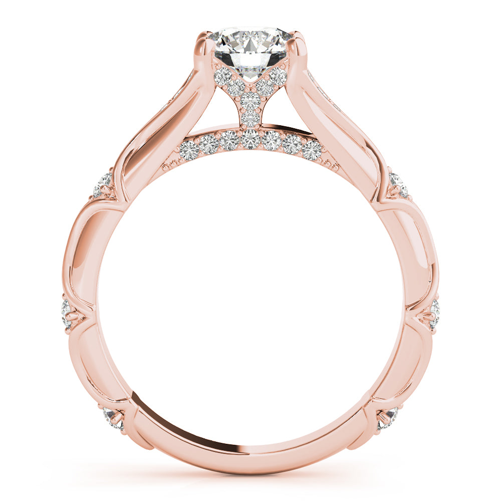 Romantic Scroll Diamond Engagement Ring (1/3 ct. tw.)