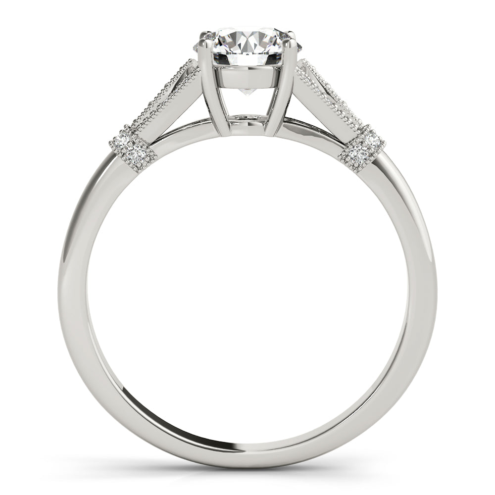 Vintage Milgrain Diamond Engagement Ring (2 ct. tw.)