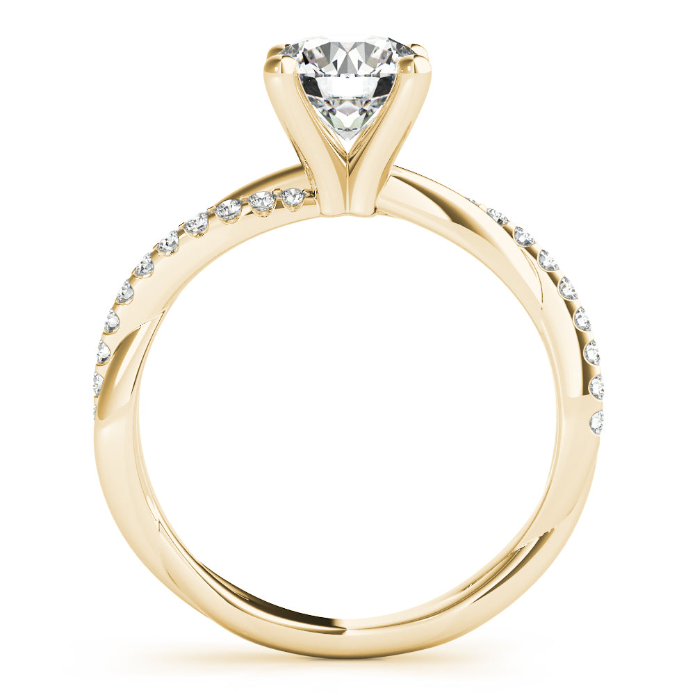 Petite Twist Diamond Engagement Ring (1 1/2 ct. tw.)