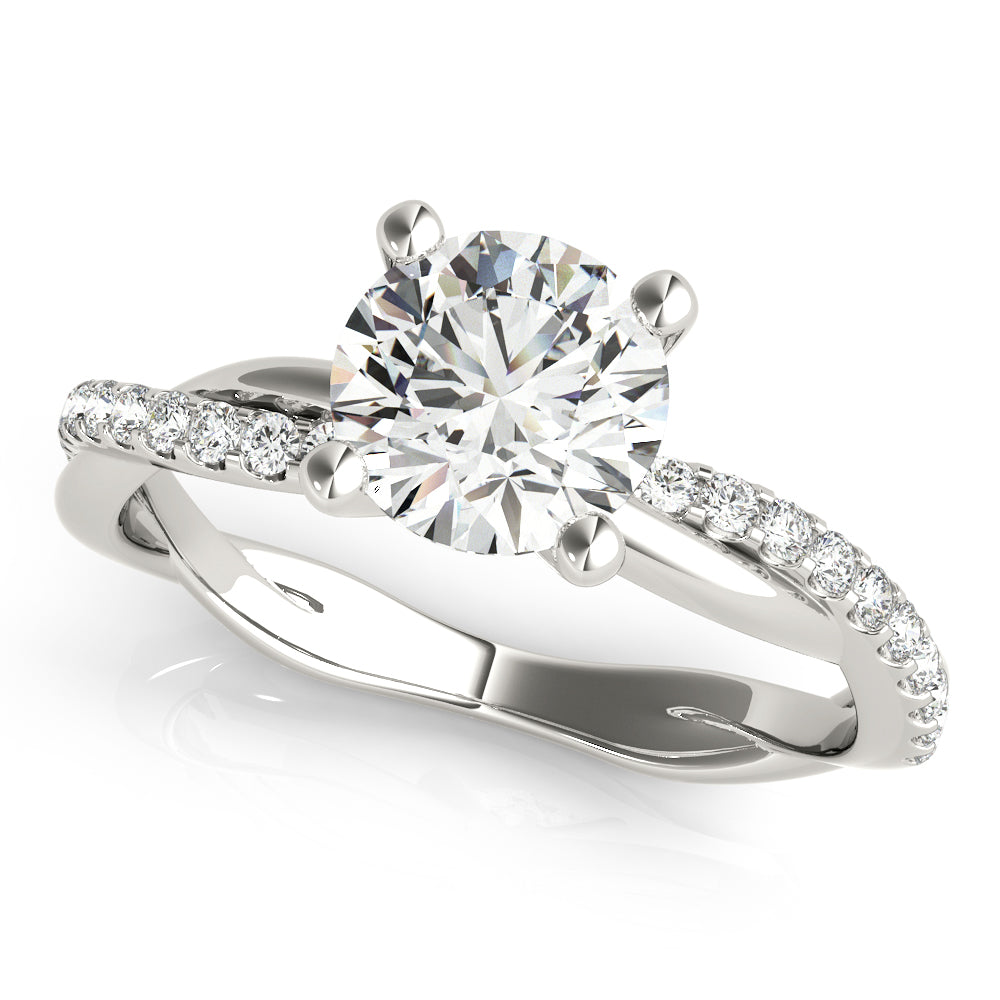 Petite Twist Diamond Engagement Ring (2 ct. tw.)