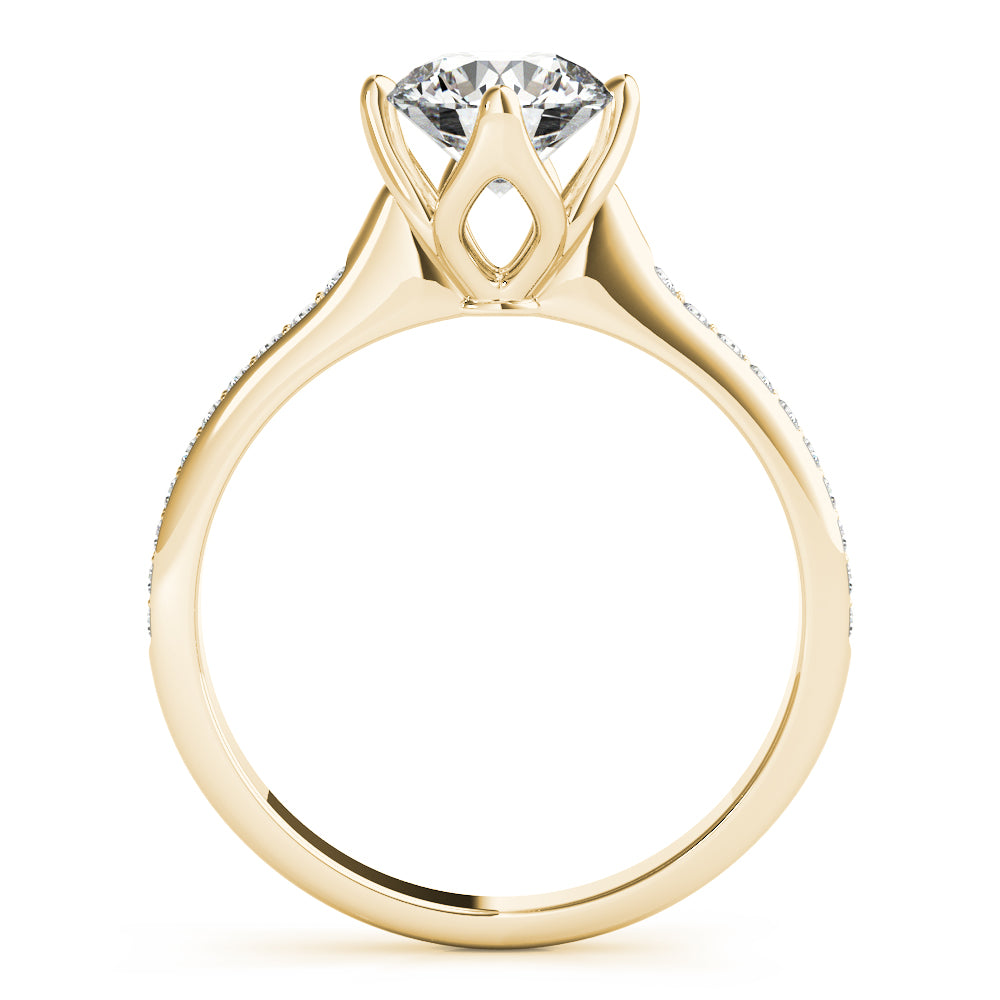 Petite Pavé Diamond Engagement Ring (1 1/4 ct. tw.)