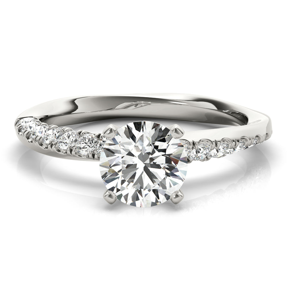 Petite Channel-Set Diamond Engagement Ring (3/8 ct. tw.)
