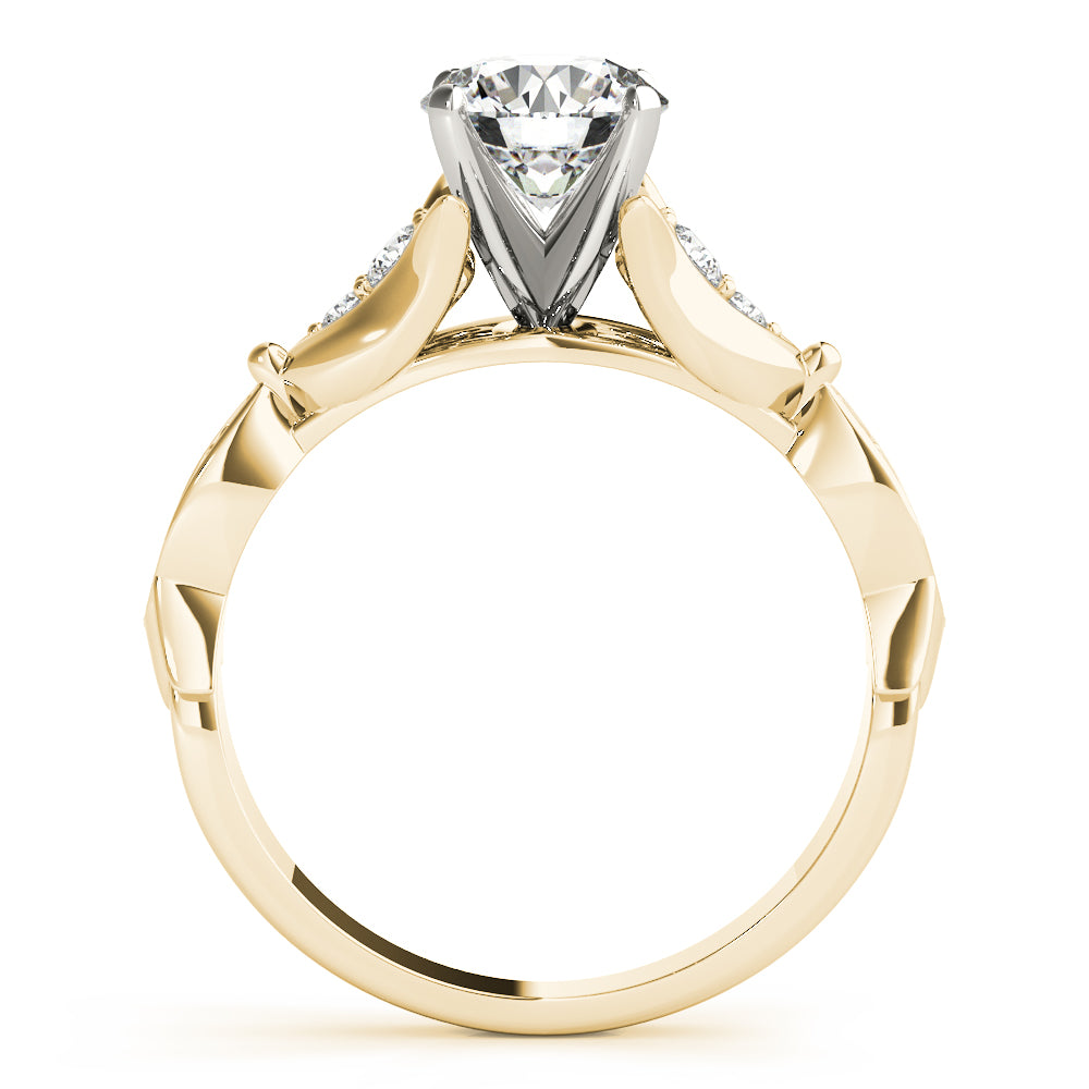 Classic Prong Accent Diamond Engagement Ring (1/4 ct. tw.)