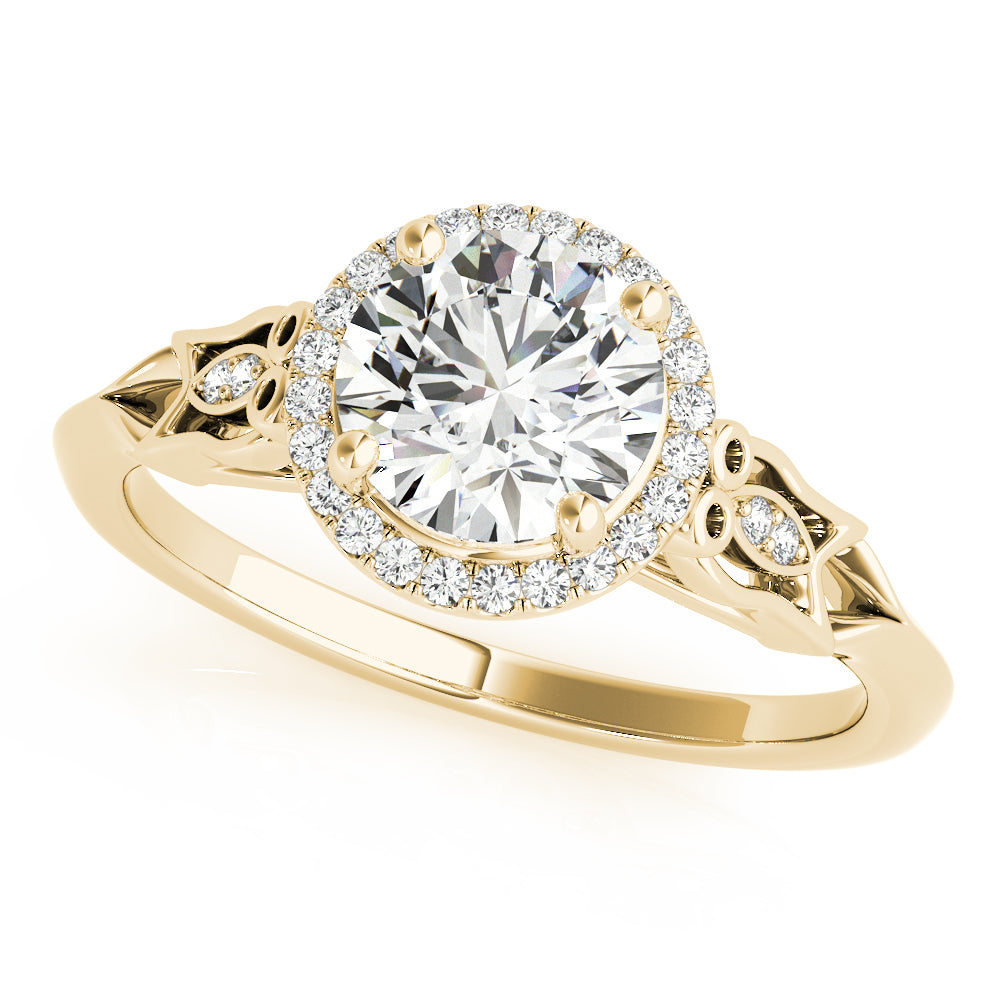 Halo Diamond Engagement Ring (1/10 ct. tw.)