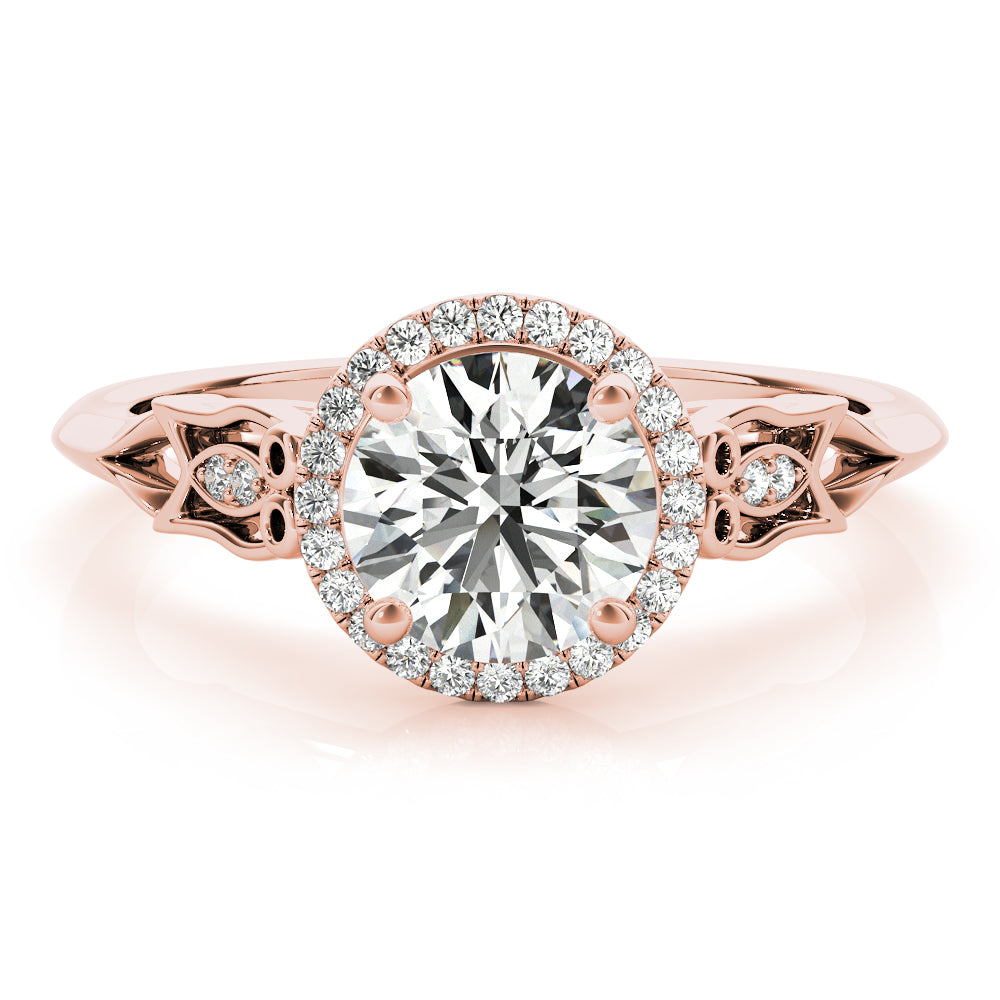 Halo Diamond Engagement Ring (1/10 ct. tw.)