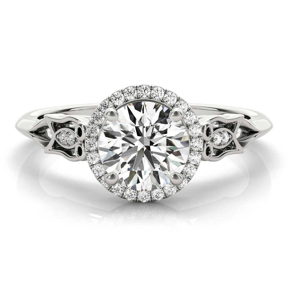 Halo Diamond Engagement Ring (1/10 ct. tw.)