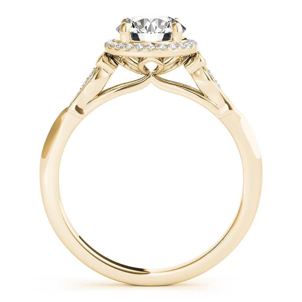 Halo Diamond Engagement Ring (1/8 ct. tw.)