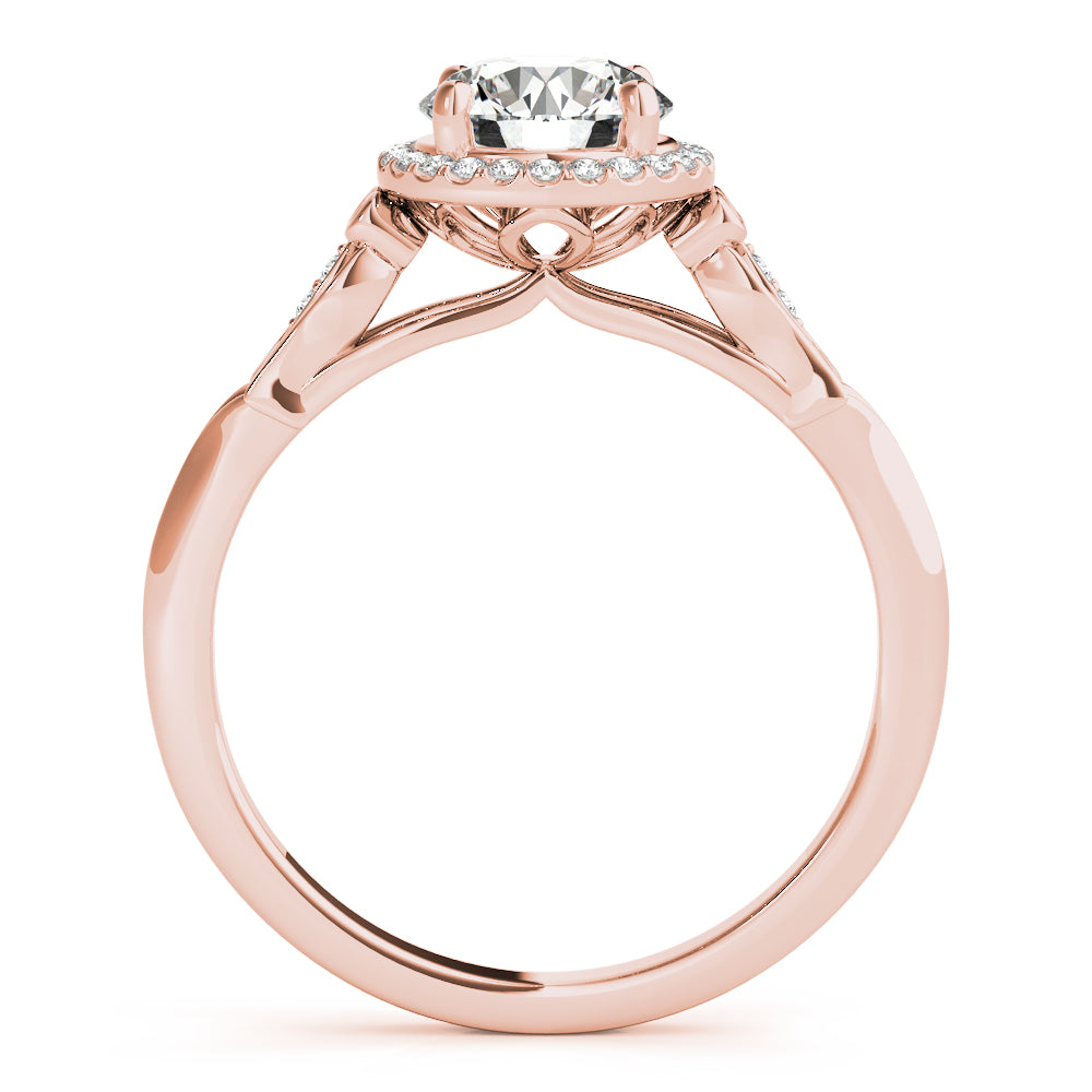 Halo Diamond Engagement Ring (1/8 ct. tw.)