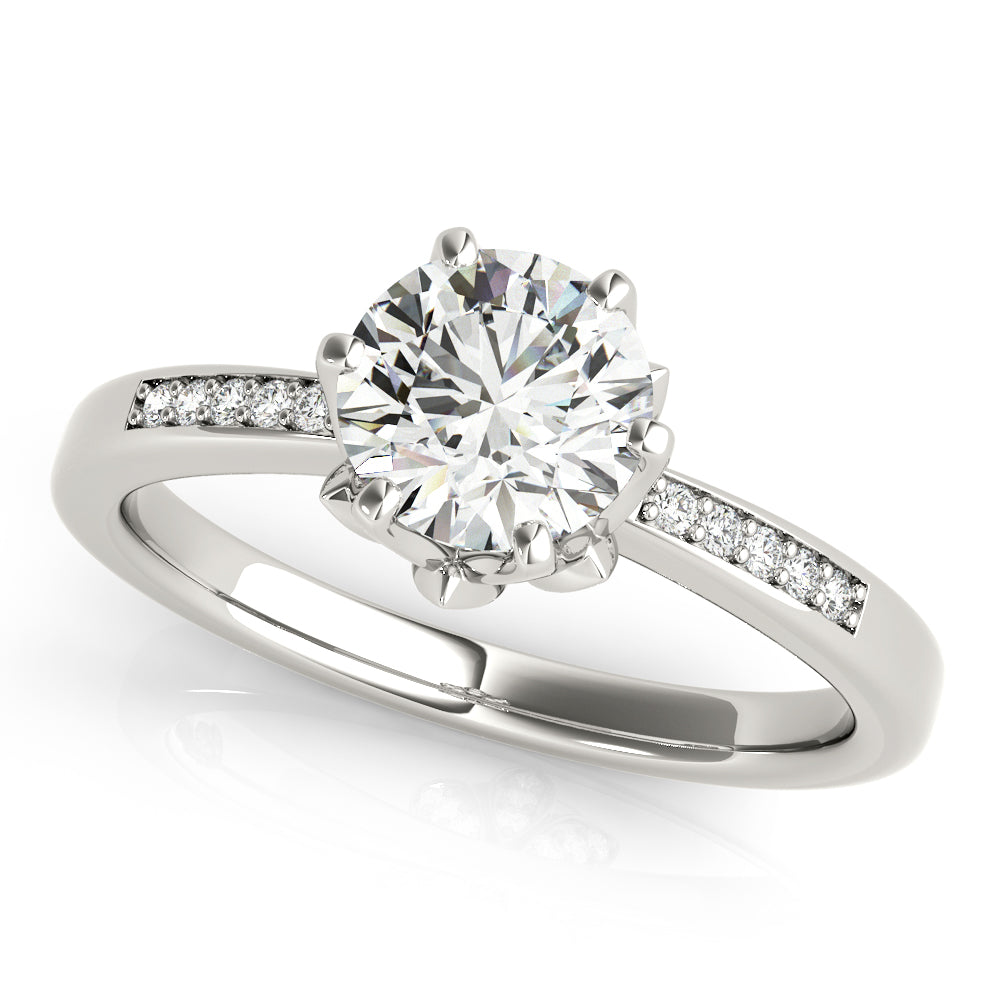 Channel-Set Diamond Engagement Ring (1/2 ct. tw.)