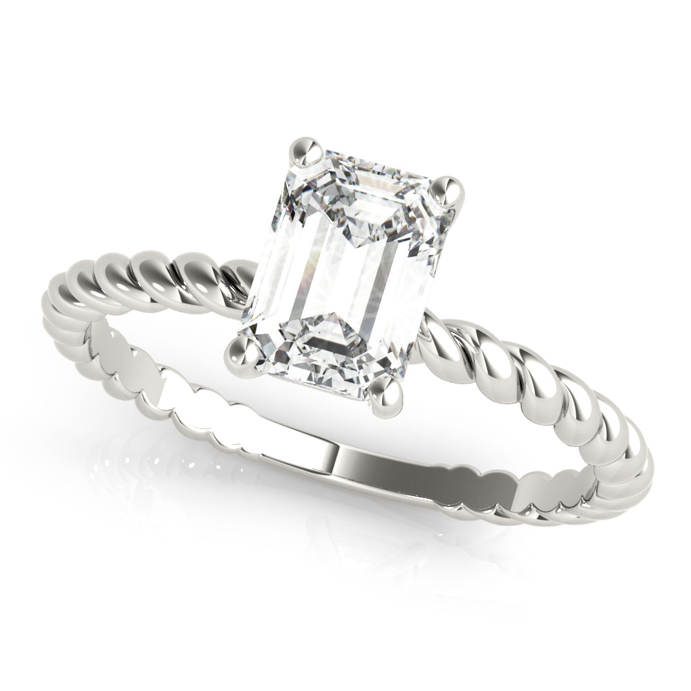 Twist Solitaire Diamond Engagement Ring (5/8 ct. tw.)