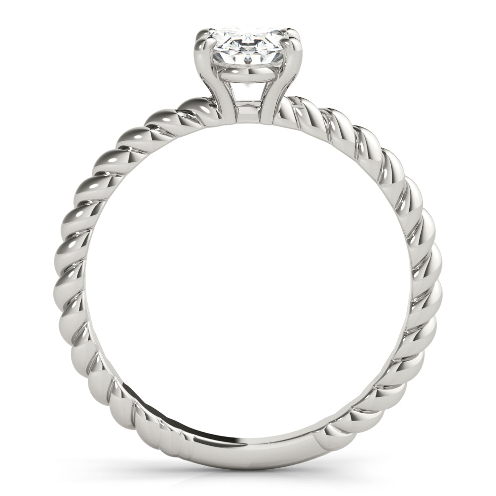 Twist Solitaire Engagement Ring (3/8 ct. tw.)