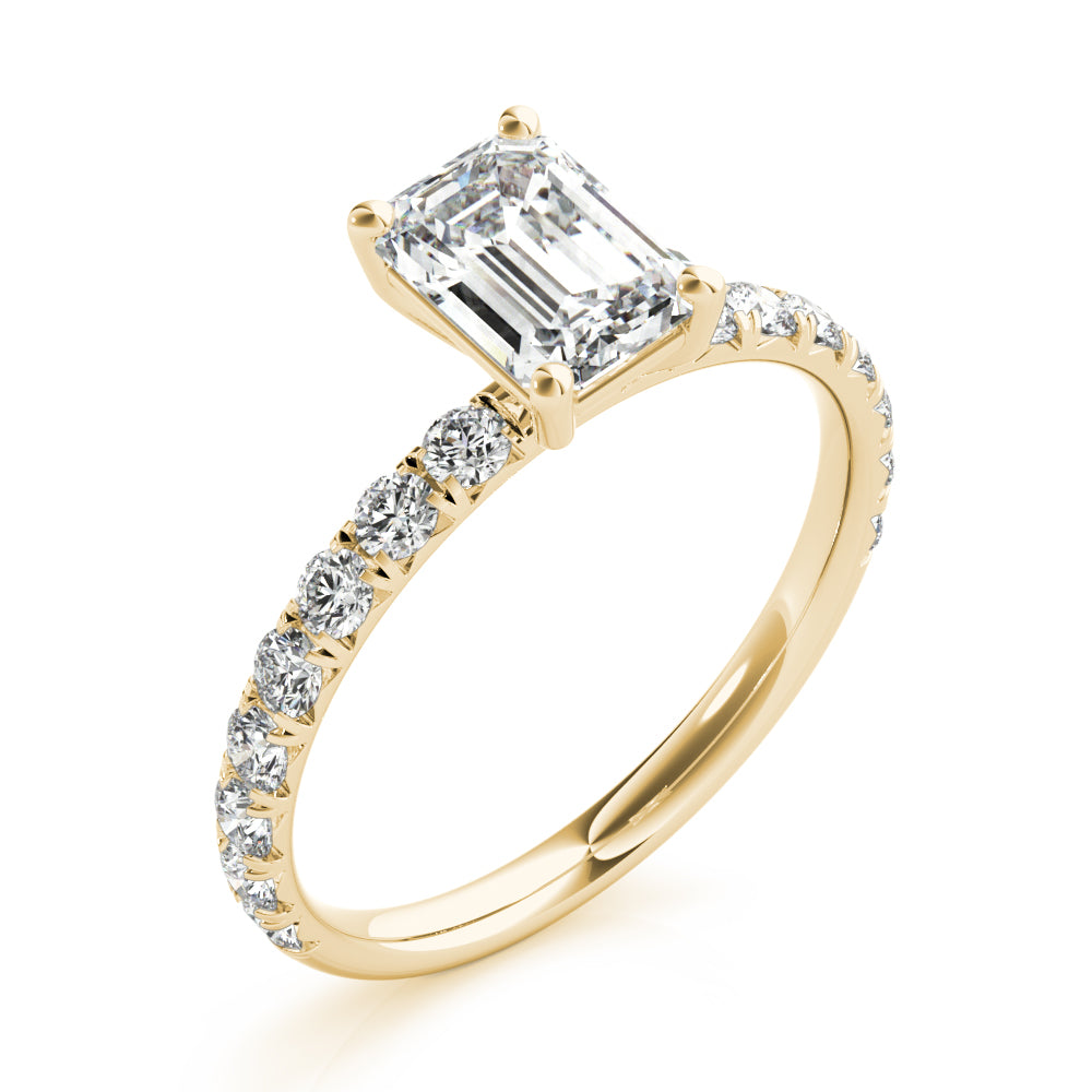 Petite Pavé Diamond Engagement Ring (5/8 ct. tw.)