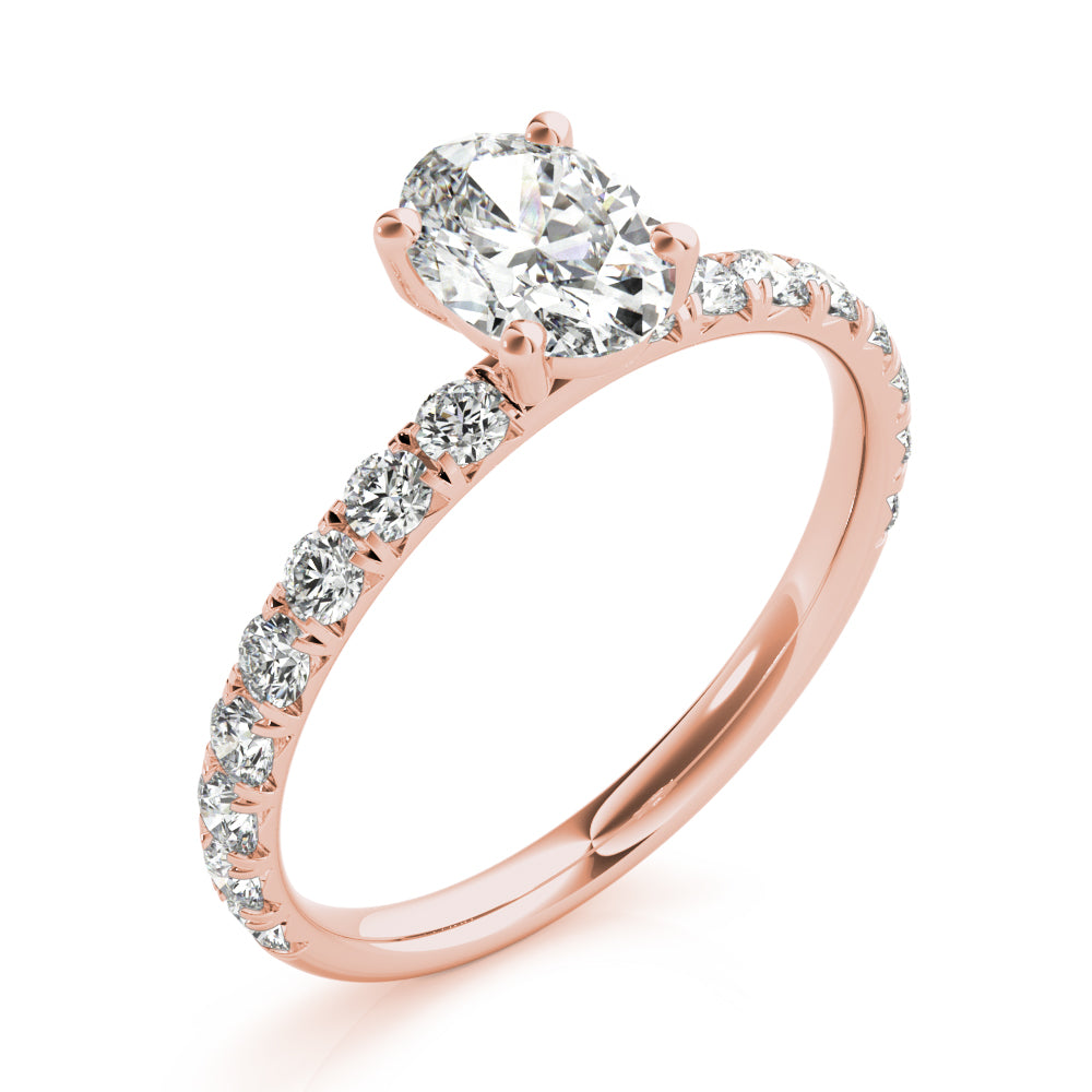 Graduated Diamond Engagement Ring (3/8 ct. tw.)