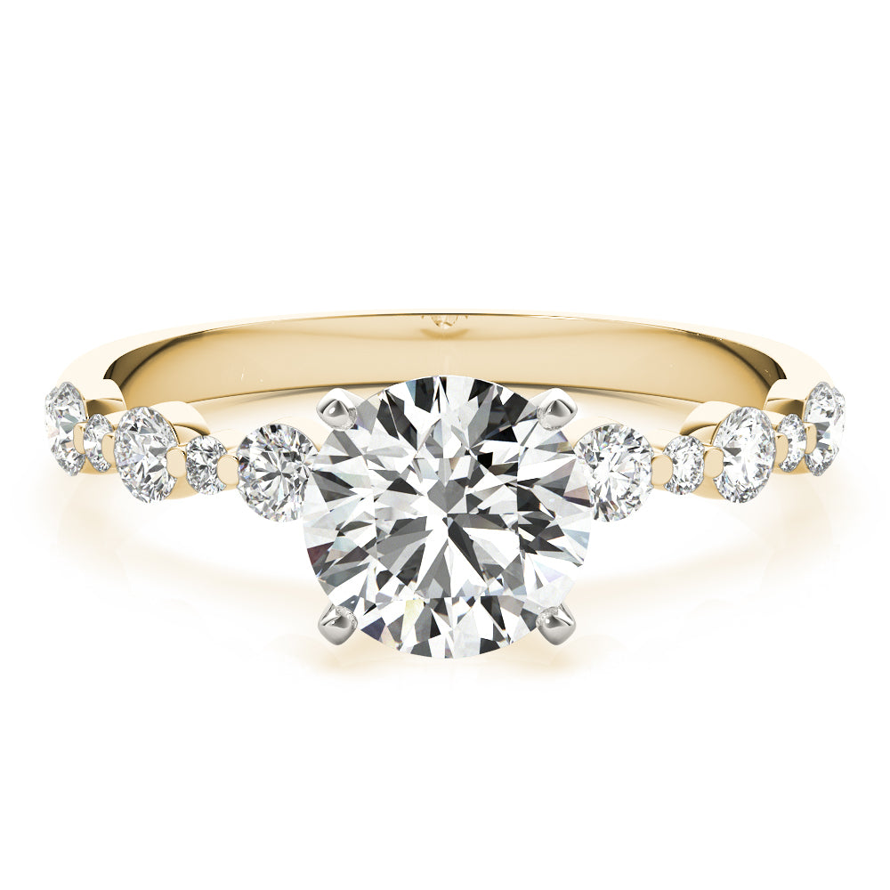 Graduated Diamond Engagement Ring (3/8 ct. tw.)