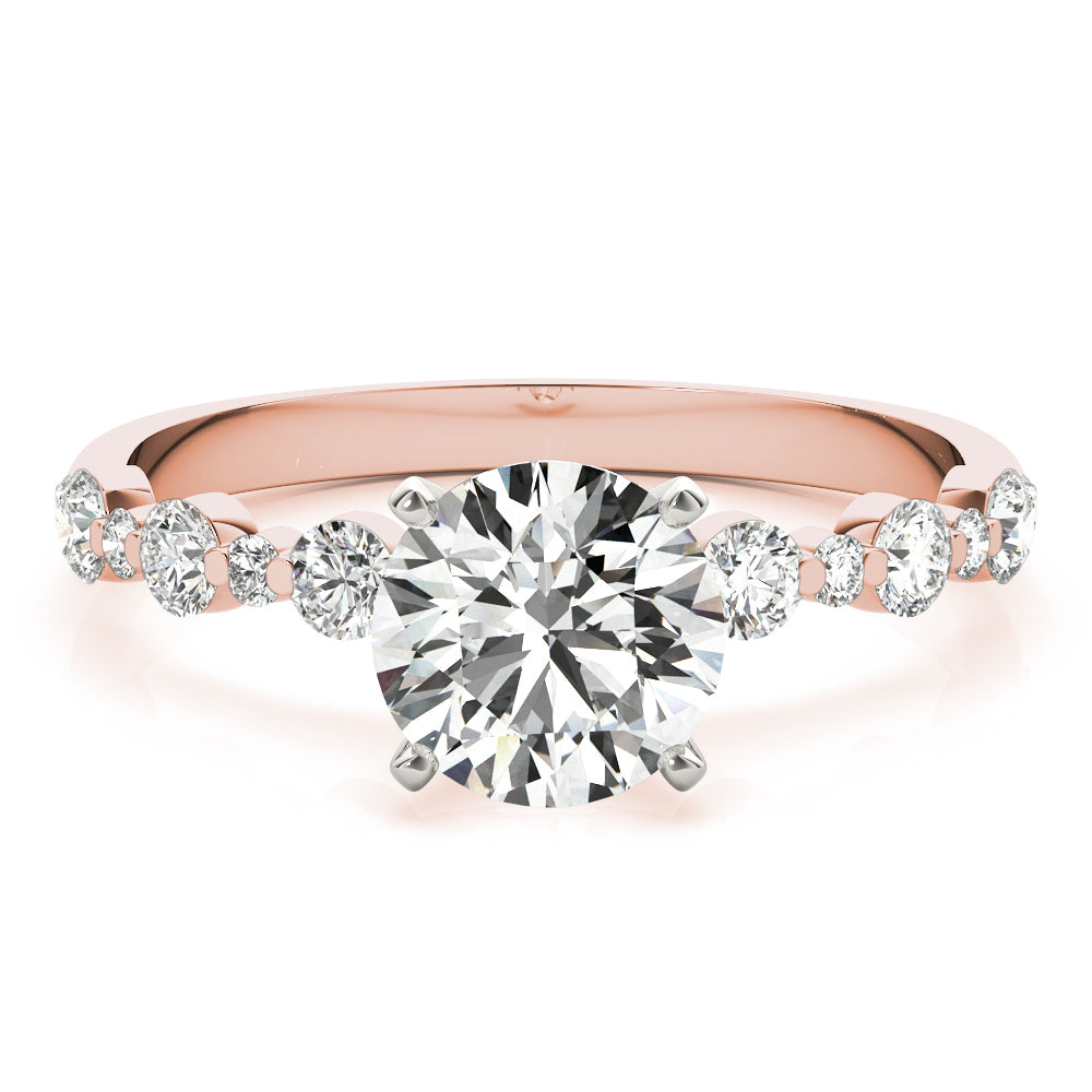 Graduated Diamond Engagement Ring (3/8 ct. tw.)