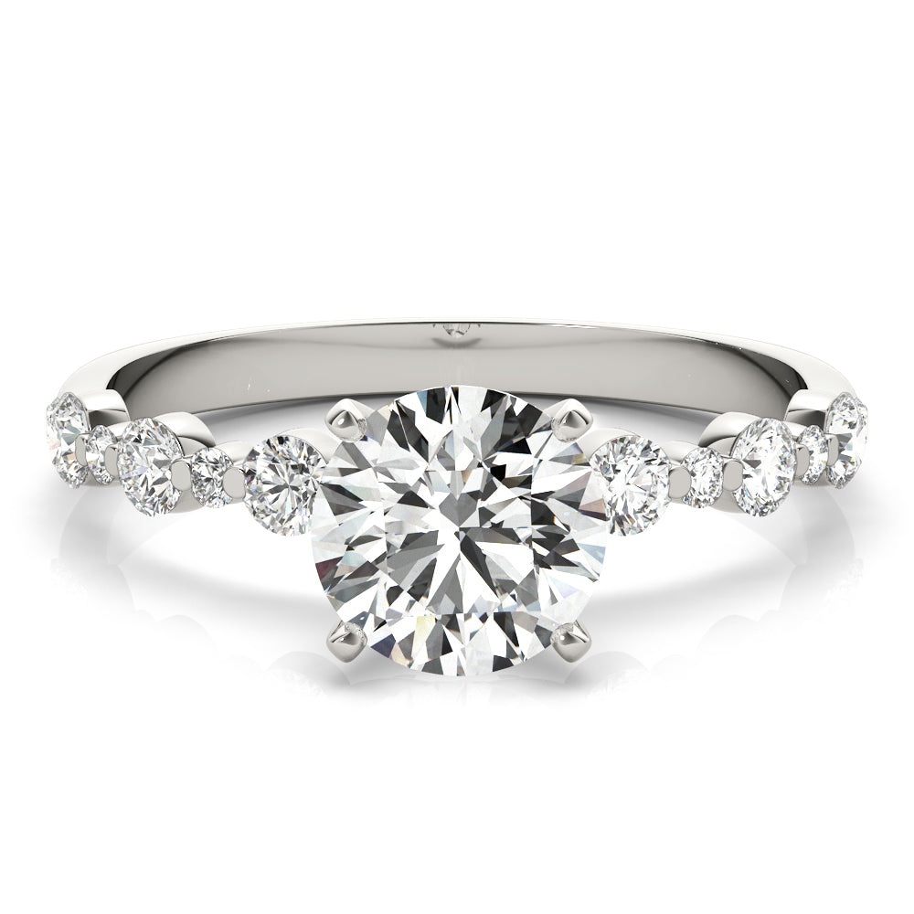 Graduated Diamond Engagement Ring (3/8 ct. tw.)