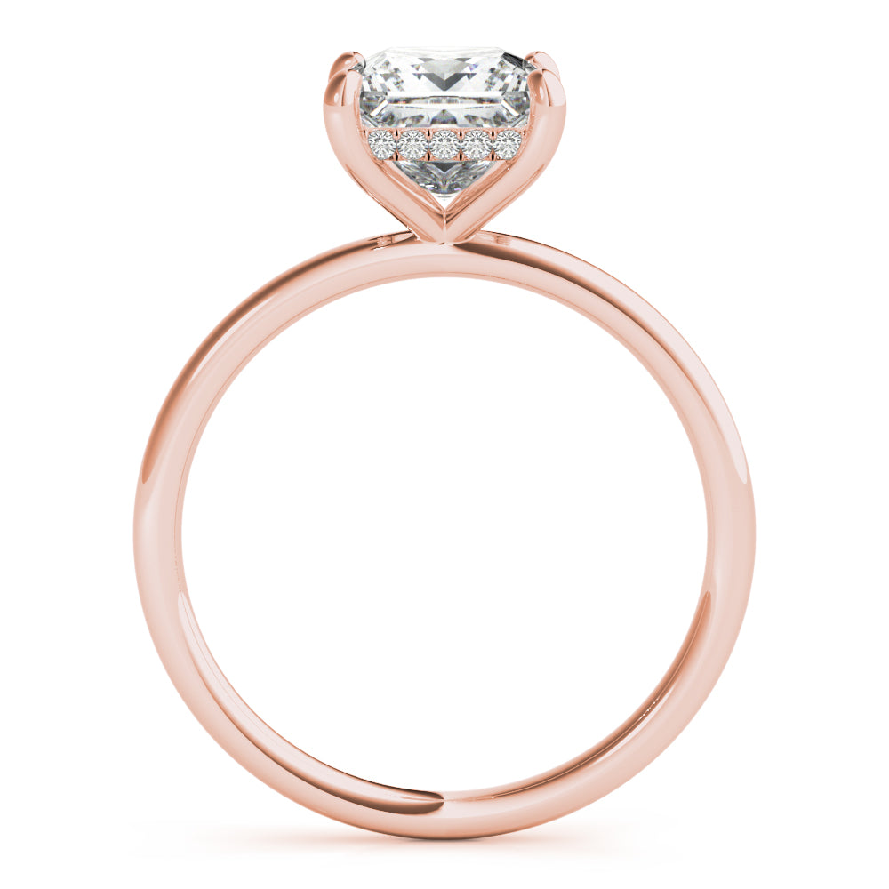 Petite Pavé Diamond Engagement Ring (1/15 ct. tw.)