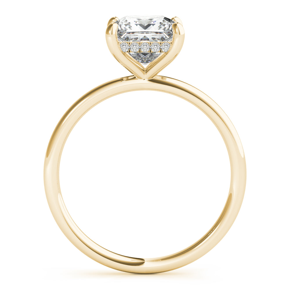 Petite Pavé Diamond Engagement Ring (1/20 ct. tw.)