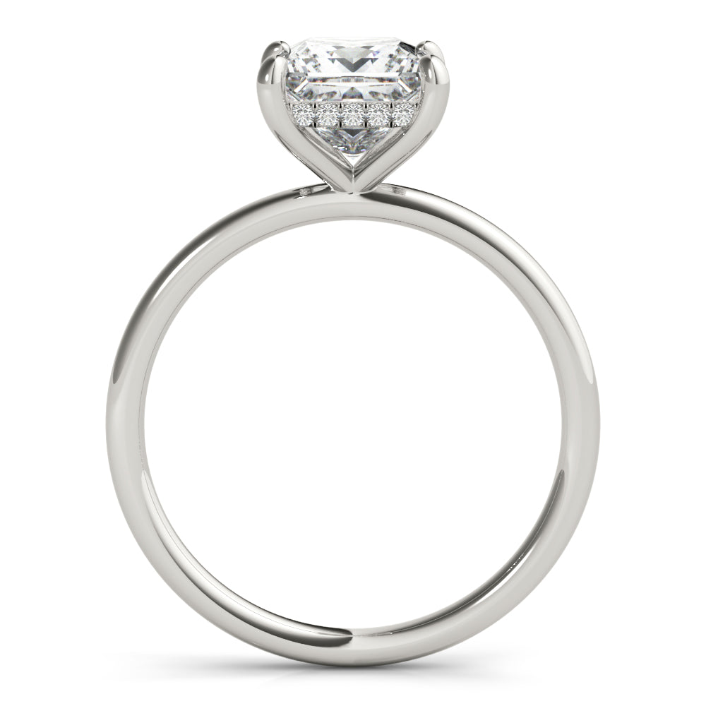 Petite Pavé Diamond Engagement Ring (1/20 ct. tw.)