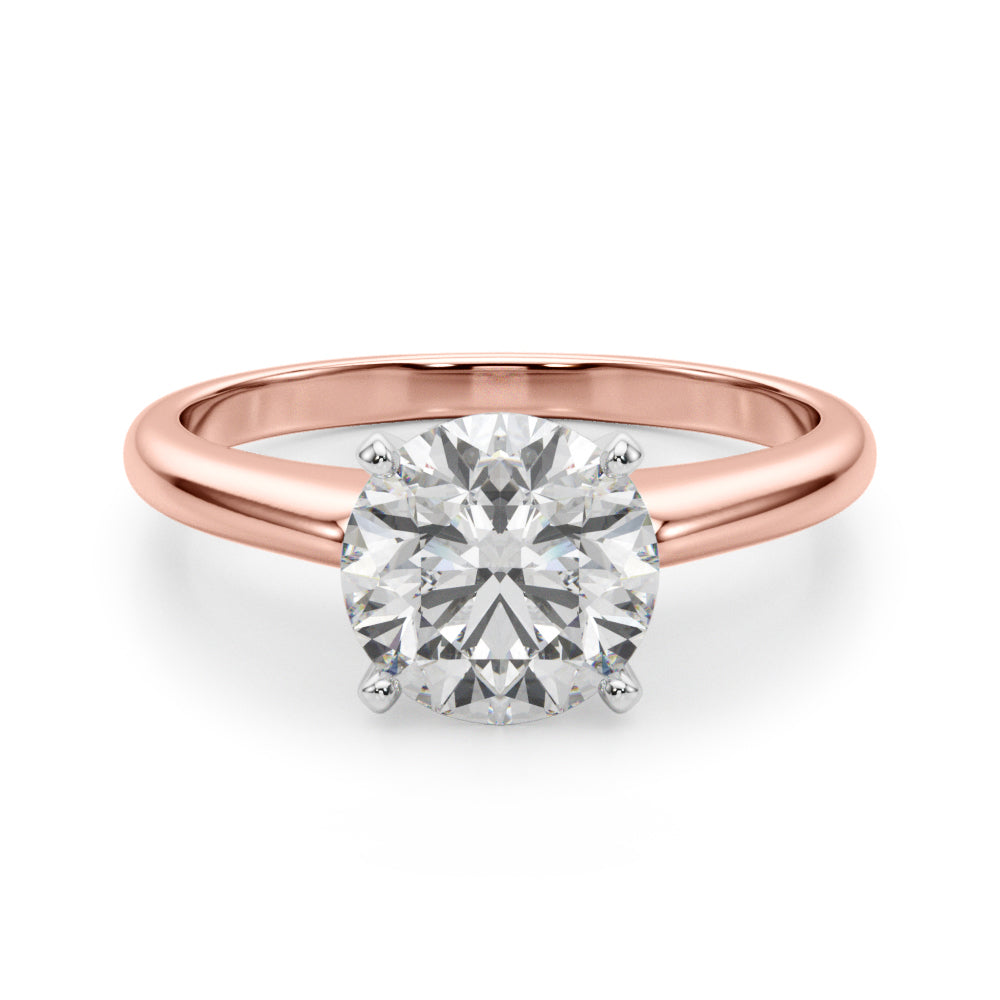 Classic Four-Prong Solitaire Engagement Ring