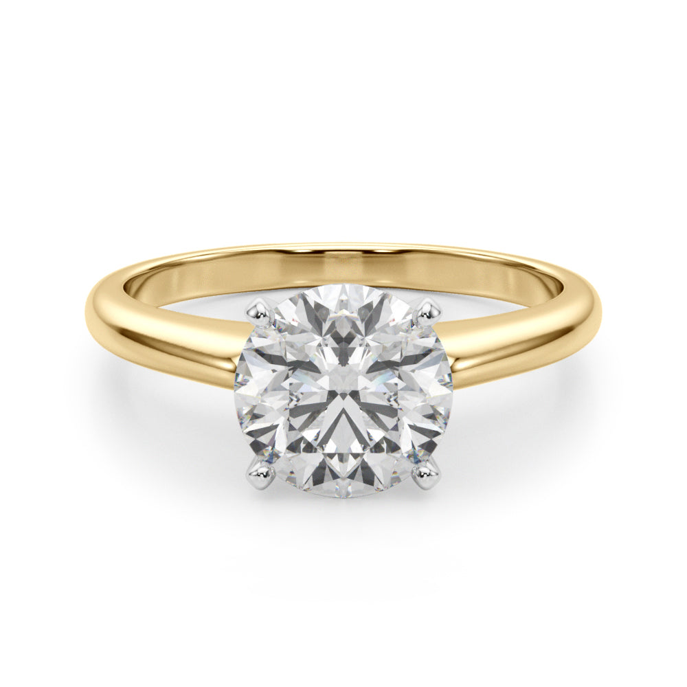 Classic Four-Prong Solitaire Engagement Ring