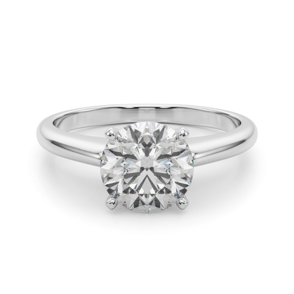 Classic Four-Prong Solitaire Engagement Ring