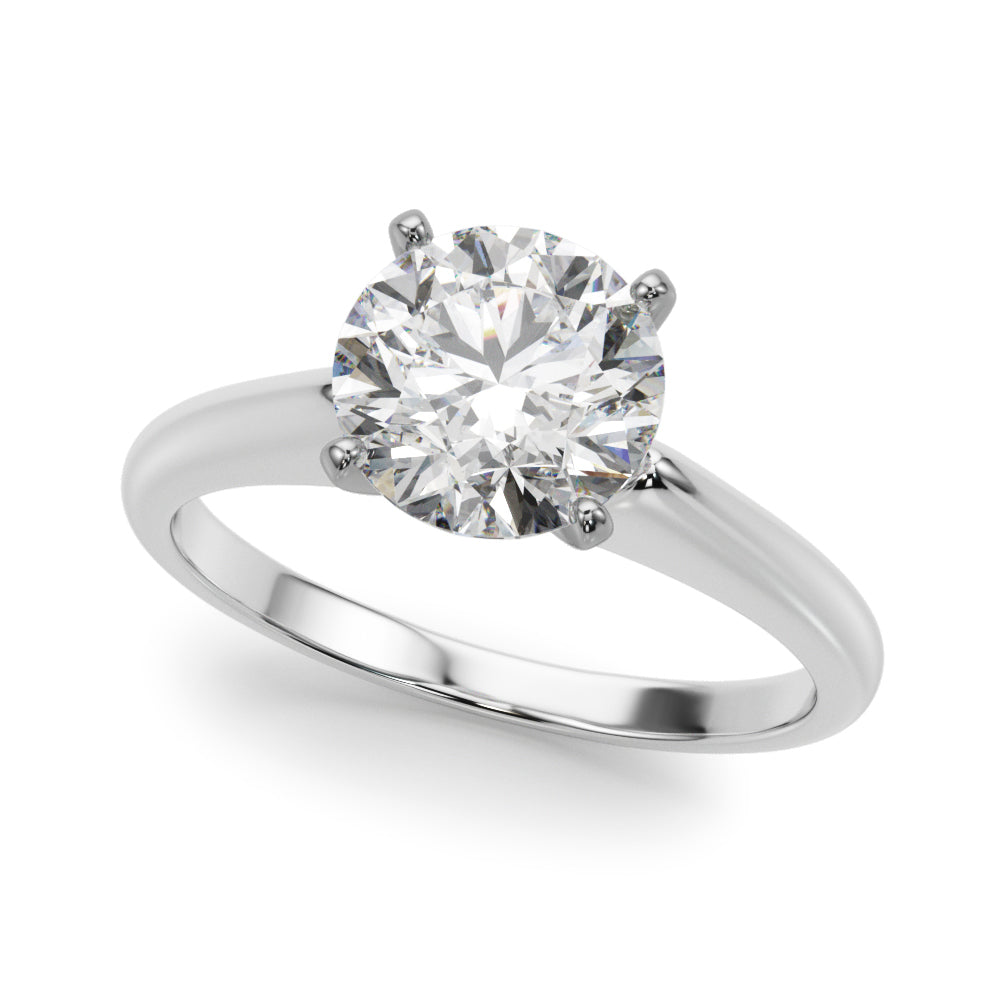 Classic Four-Prong Solitaire Engagement Ring