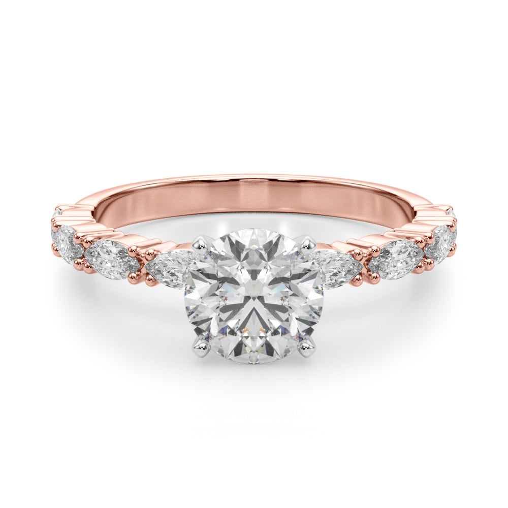 Graduated Diamond Engagement Ring (1/2 ct. tw.)