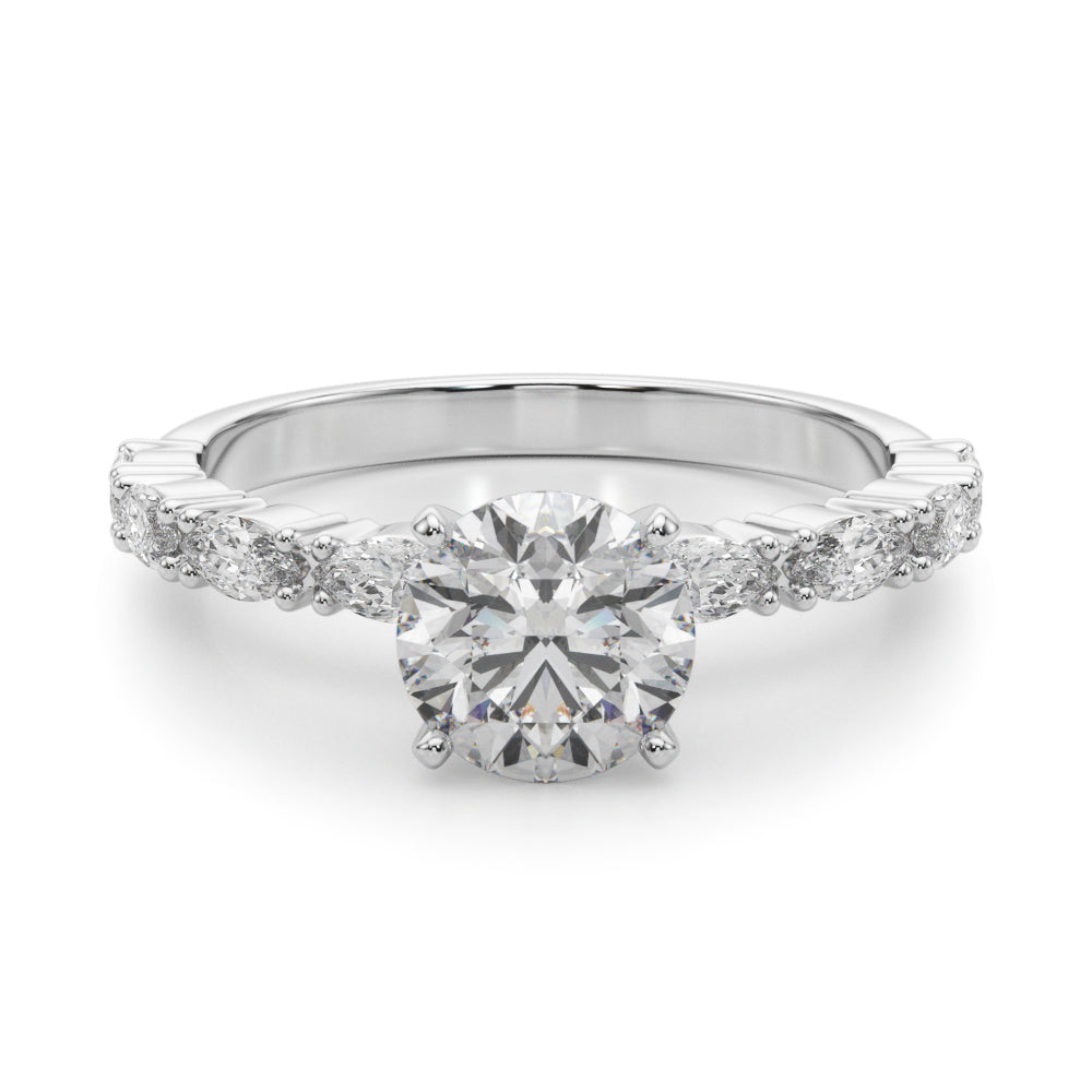 Graduated Diamond Engagement Ring (1/2 ct. tw.)