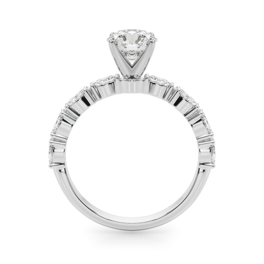 Graduated Diamond Engagement Ring (1/2 ct. tw.)