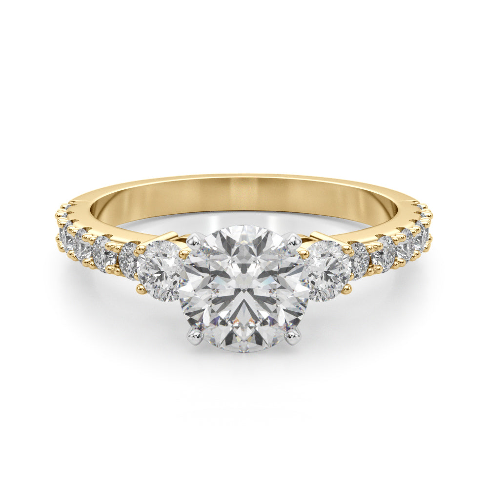 Graduated Diamond Engagement Ring (5/8 ct. tw.)