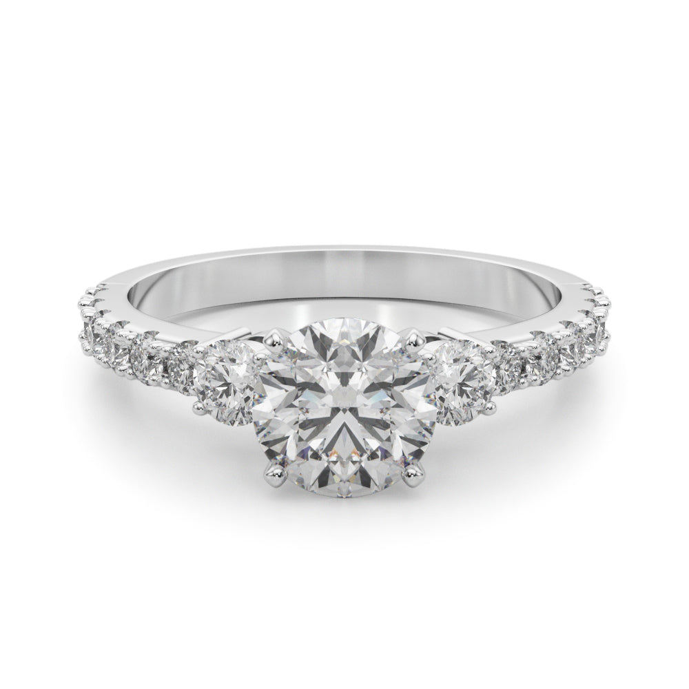 Graduated Diamond Engagement Ring (5/8 ct. tw.)
