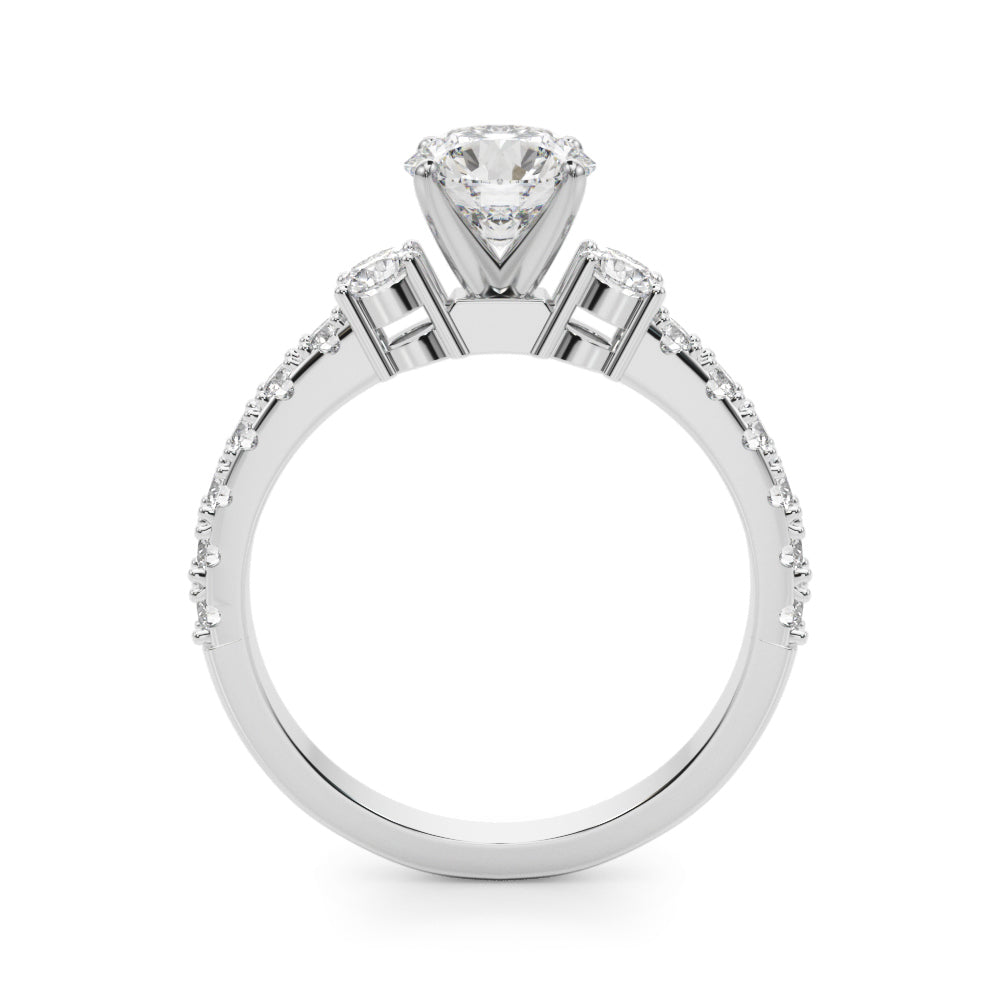 Graduated Diamond Engagement Ring (5/8 ct. tw.)