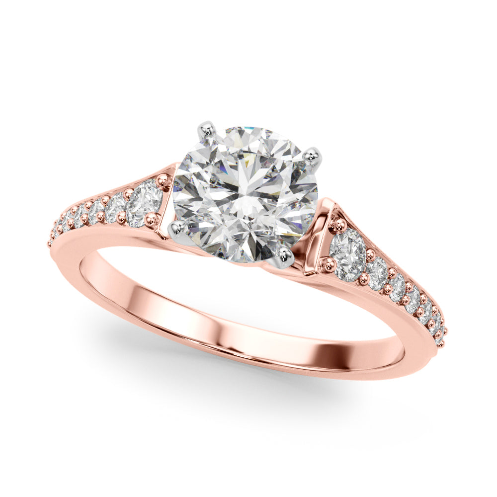 Pave Diamond Engagement Ring (1/4 ct. tw.)