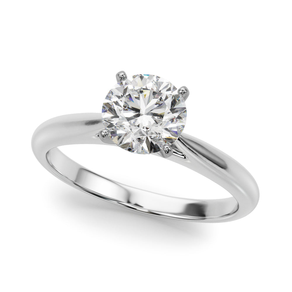 Classic Simple Solitaire Engagement Ring