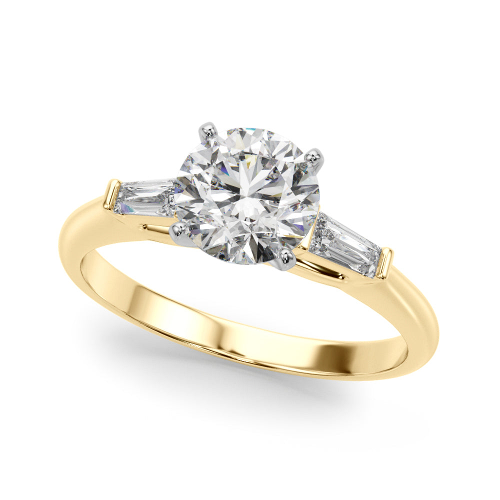 Tapered Baguette Diamond Engagement Ring (1/5 ct. tw.)