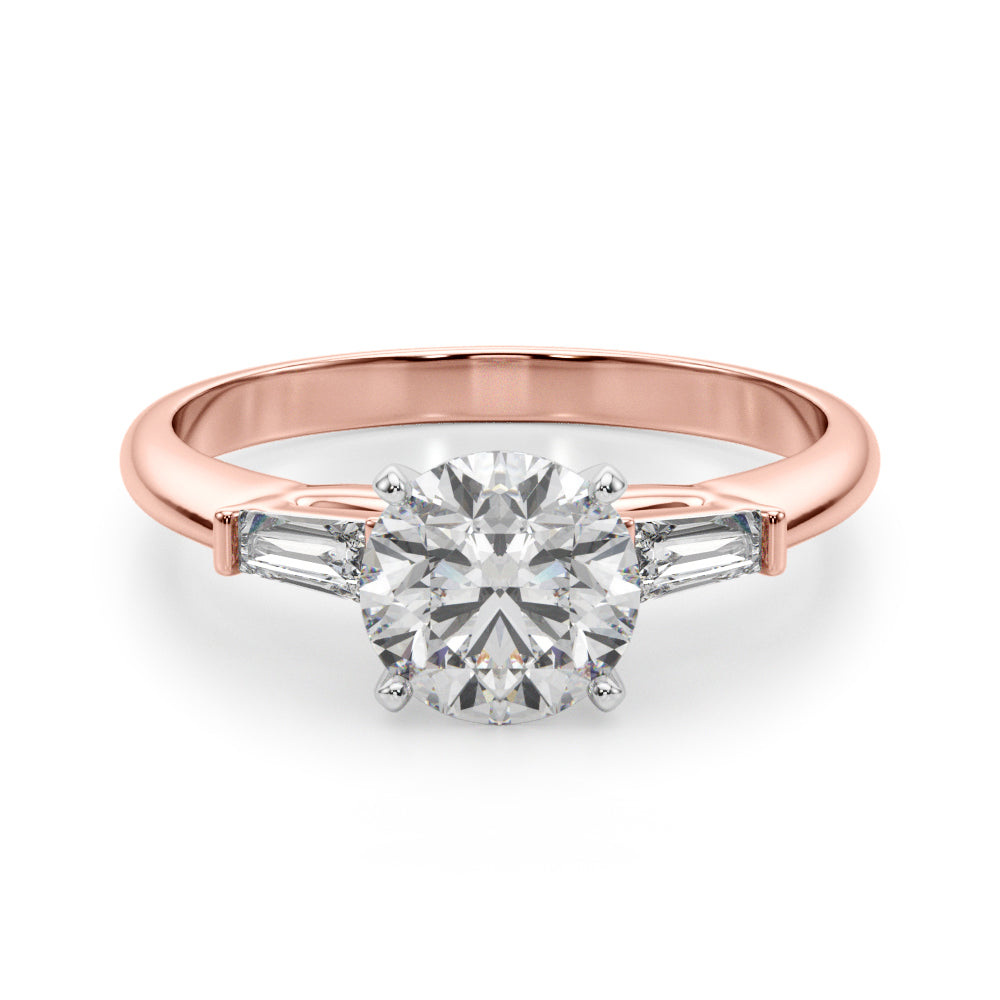 Tapered Baguette Diamond Engagement Ring (1/5 ct. tw.)