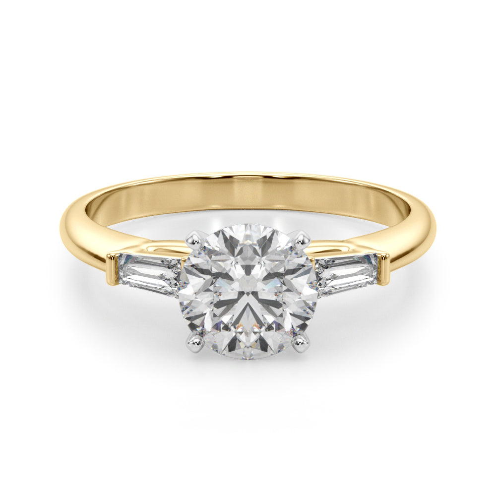 Tapered Baguette Diamond Engagement Ring (1/5 ct. tw.)
