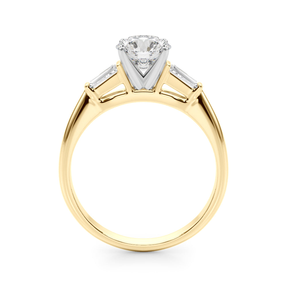 Tapered Baguette Diamond Engagement Ring (1/5 ct. tw.)