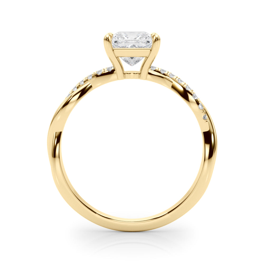 Petite Twist Diamond Engagement Ring (3/4 ct. tw.)