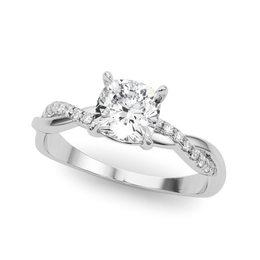 Petite Twist Diamond Engagement Ring (1/10 ct. tw.)