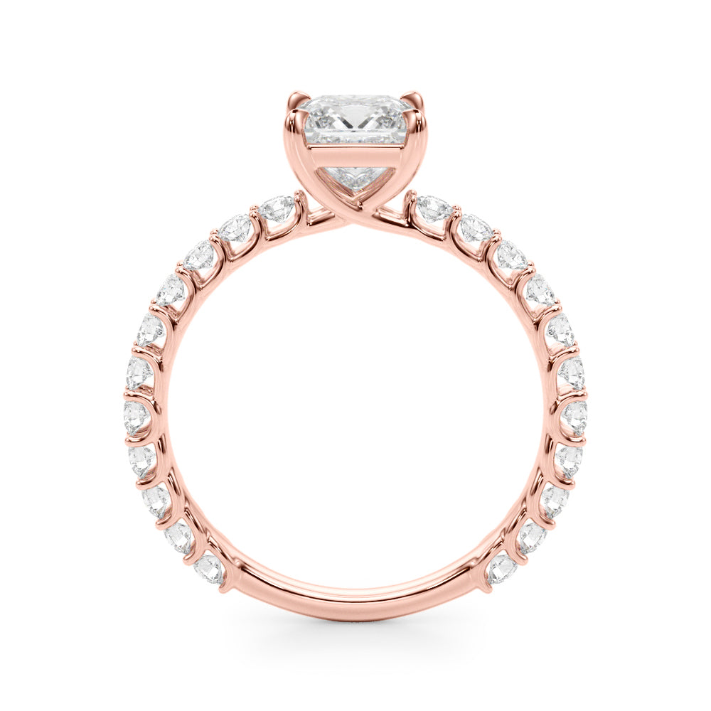 French Pavé Diamond Engagement Ring (1 1/2 ct. tw.)