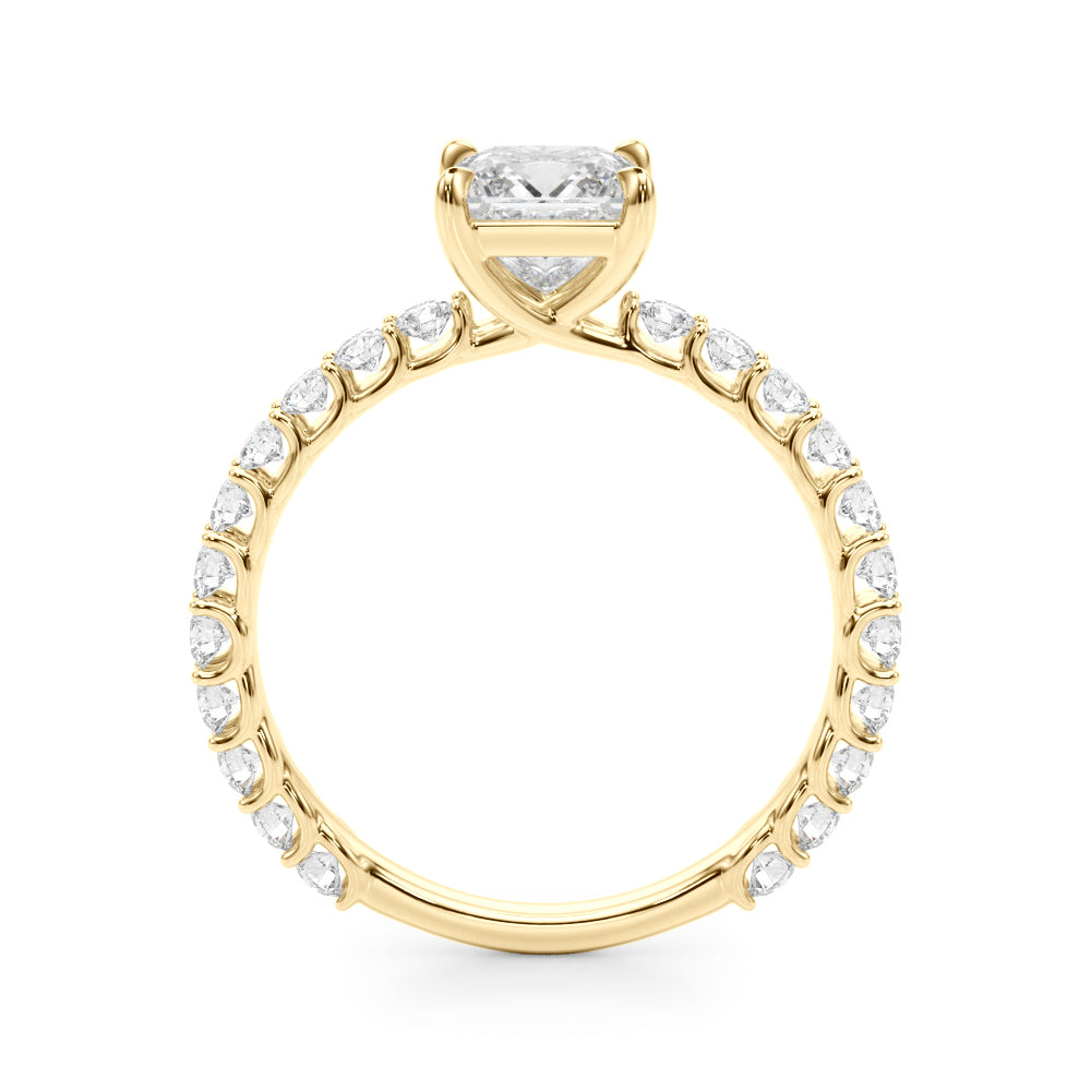 French Pavé Diamond Engagement Ring (1 1/2 ct. tw.)