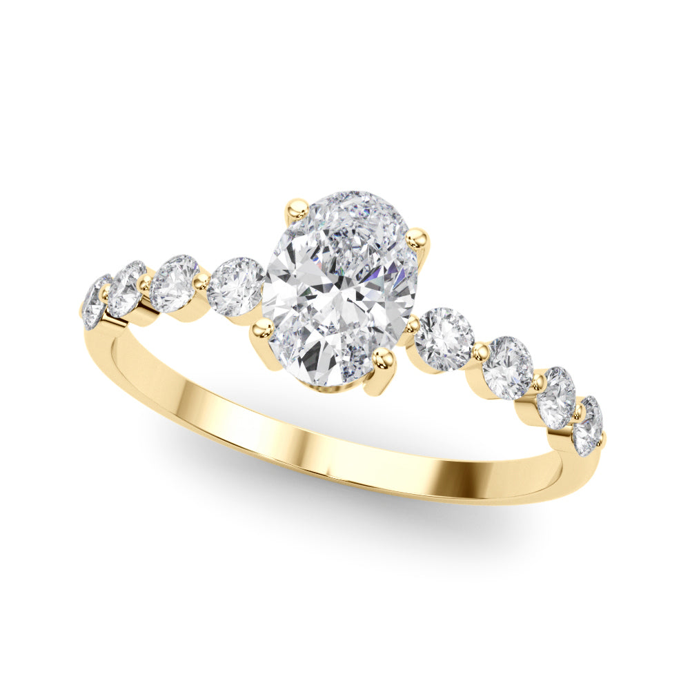 Petite Graduated Diamond Engagement Ring (1/3 ct. tw.)